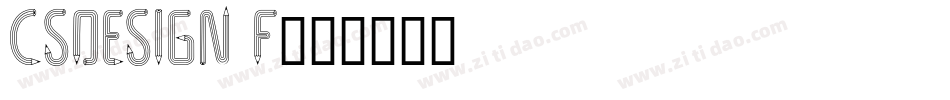 CSDesign F字体转换